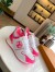 Louis Vuitton Women's Run Away Sneakers In Rose Suede