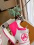 Louis Vuitton Women's Run Away Sneakers In Rose Suede