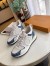 Louis Vuitton Women's Run Away Sneakers In Monogram Denim