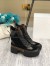 Louis Vuitton Laureate Desert Boots In Black Suede Leather