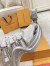 Louis Vuitton LV Archlight Sneakers in White Fabric with Metallic Leather