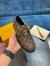 Louis Vuitton Major Loafers In Damier Ebene Canvas