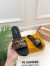 Louis Vuitton Lock It Flat Slides In Monogram Canvas