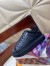 Louis Vuitton Black Time Out Sneakers with Shearling Lining