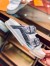 Louis Vuitton LV Trainer Mules In Silver Metallic Leather