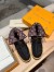 Louis Vuitton Pillow Comfort Ankle Boot In Black Nylon
