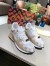 Louis Vuitton Women's Run Away Sneakers In Damier Azur Canvas