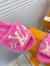 Louis Vuitton Paseo Flat Comfort Mules In Pink Shearling