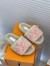 Louis Vuitton Paseo Flat Comfort Mules In Beige Shearling