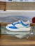 Louis Vuitton Time Out Sneakers In Blue Monogram Lambskin