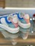 Louis Vuitton Time Out Sneakers In Blue Monogram Lambskin