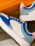 Louis Vuitton Time Out Sneakers In Blue Monogram Lambskin