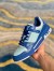 Louis Vuitton Men's LV Trainer Sneakers In Blue Leather