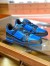Louis Vuitton Men's LV Trainer Sneakers In Blue Monogram Leather