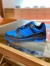 Louis Vuitton Men's LV Trainer Sneakers In Blue Monogram Leather