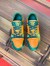 Louis Vuitton Men's LV Trainer Sneakers In Orange Monogram Leather
