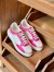 Louis Vuitton Time Out Sneakers In Pink Monogram Lambskin