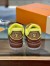 Louis Vuitton Men's LV Trainer Sneakers In Jaune Leather