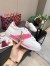 Louis Vuitton White Time Out Sneakers with Pink Printed