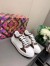 Louis Vuitton Time Out Sneakers In White Leather with Monogram