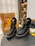 Louis Vuitton Black Territory Flat Ranger Boots with Shearling