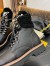 Louis Vuitton Black Territory Flat Ranger Boots with Shearling