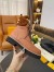 Louis Vuitton Brown Territory Flat Ranger Boots with Shearling