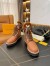Louis Vuitton Brown Territory Flat Ranger Boots with Shearling