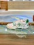 Louis Vuitton Men's LV Trainer Sneakers In White/Green Calfskin