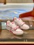 Louis Vuitton Men's LV Trainer Sneakers In White/Red Calfskin