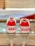 Louis Vuitton Men's LV Trainer Sneakers In White/Red Calfskin