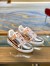 Louis Vuitton Men's LV Trainer Sneakers In Silver Metallic Calfskin