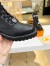 Louis Vuitton Territory Flat Ranger Boots In Black Leather