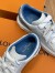 Louis Vuitton Time Out Sneakers with Blue Signature Back