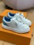 Louis Vuitton Time Out Sneakers with Blue Signature Back