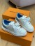 Louis Vuitton Time Out Sneakers with Blue Signature Back