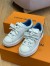Louis Vuitton Time Out Sneakers with Blue Signature Back