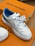 Louis Vuitton Time Out Sneakers with Blue Signature Back