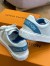 Louis Vuitton Time Out Sneakers with Blue Signature Back