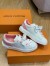 Louis Vuitton Time Out Sneakers with Pink Signature Back