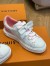 Louis Vuitton Time Out Sneakers with Pink Signature Back