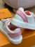 Louis Vuitton Time Out Sneakers with Pink Signature Back