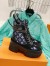 Louis Vuitton Laureate Platform Desert Boots In Monogram Denim