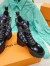 Louis Vuitton Laureate Platform Desert Boots In Monogram Denim