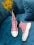 Louis Vuitton LV Squad Sneaker Boots In Pink Monogram Denim