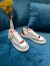 Louis Vuitton Charlie Sneakers In White Leather With Red Detail