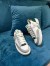 Louis Vuitton Charlie Sneakers In White Leather With Vert Detail