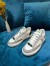 Louis Vuitton Charlie Sneakers In White Leather With Vert Detail
