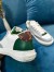 Louis Vuitton Charlie Sneakers In White Leather With Vert Detail