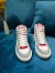 Louis Vuitton White Charlie Sneaker Boots With Red Detail
